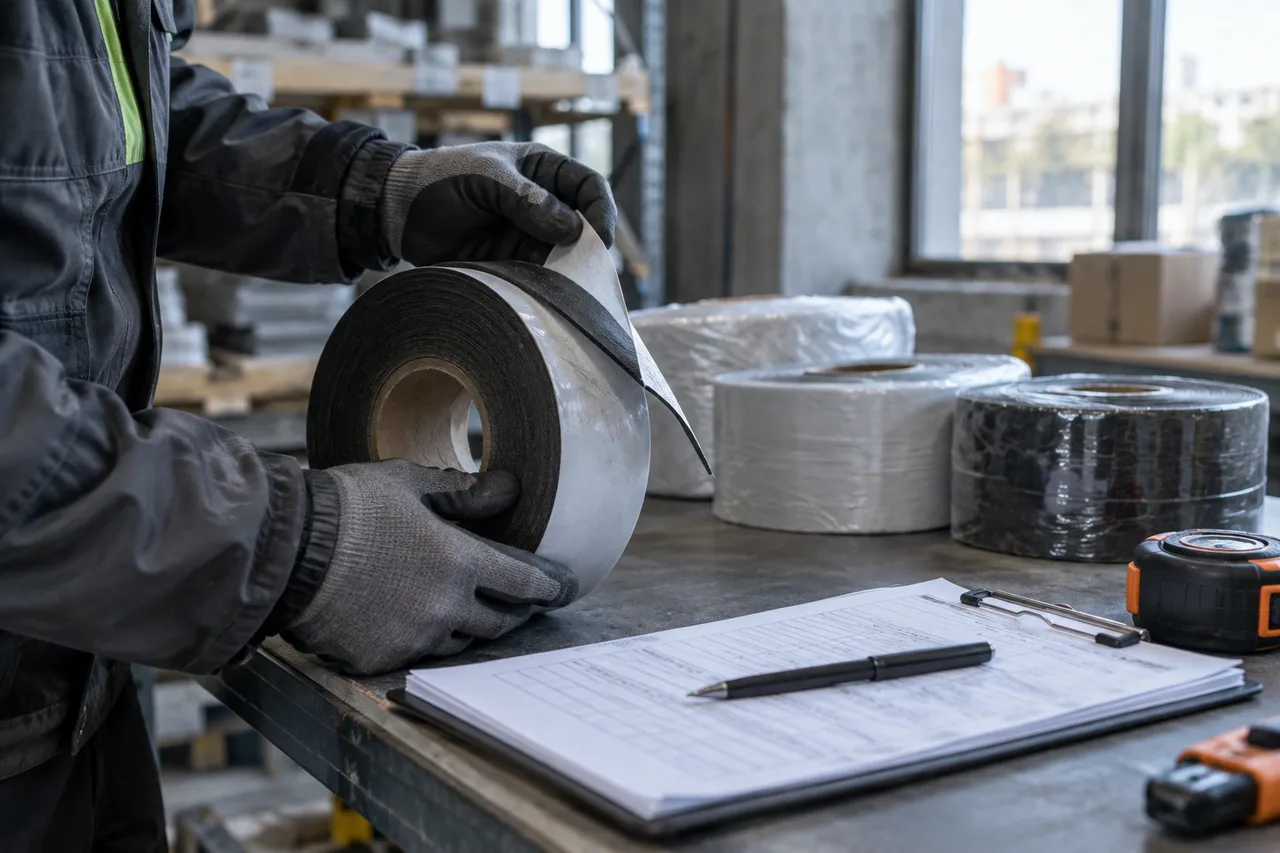Иллюстрация к статье «Приёмка и хранение герметизирующих лент»
