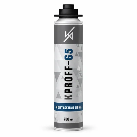 Пена профессиональная K-PROFF 65 л, всесезонная, 750 мл